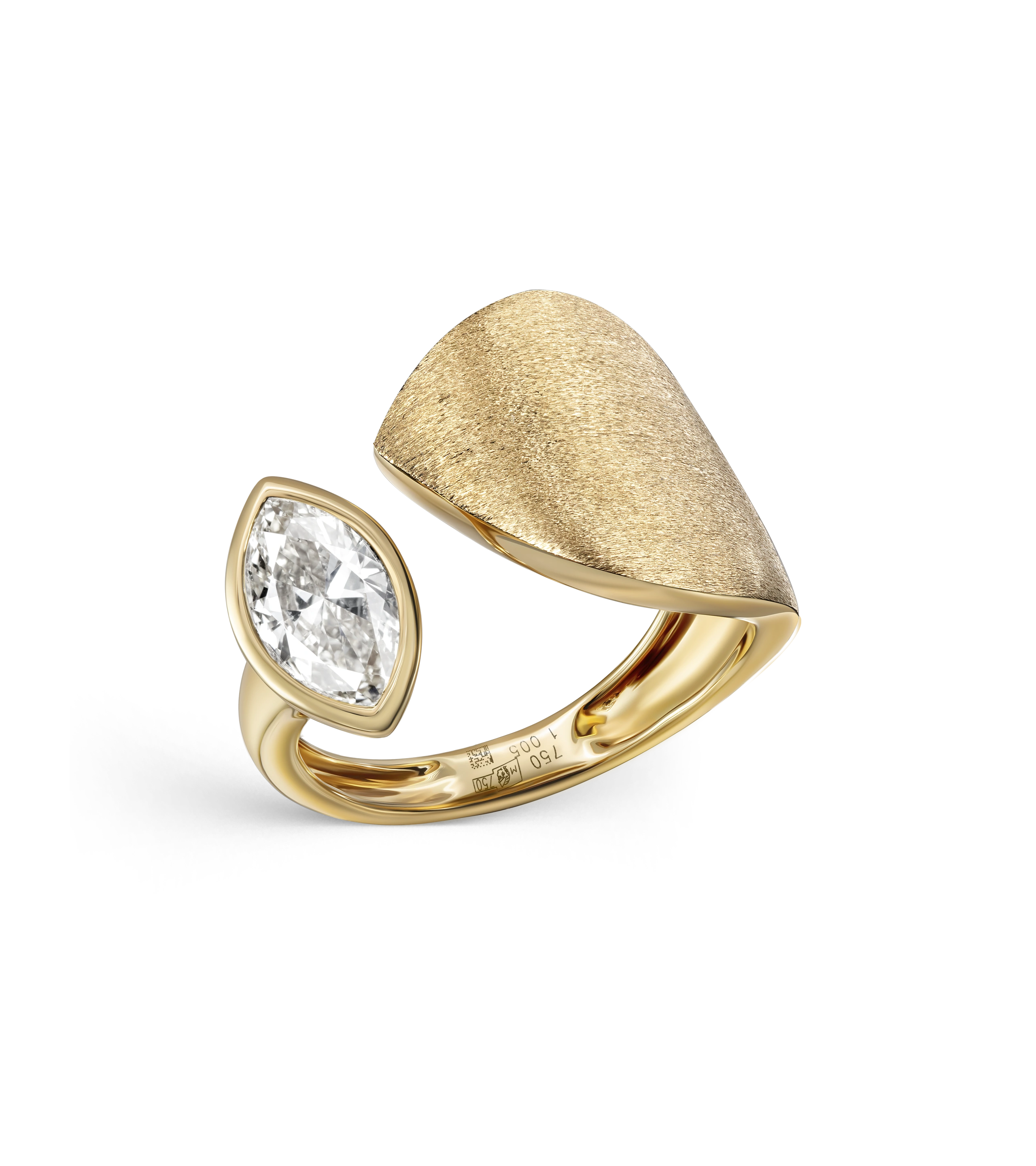 Кольцо из желтого золота