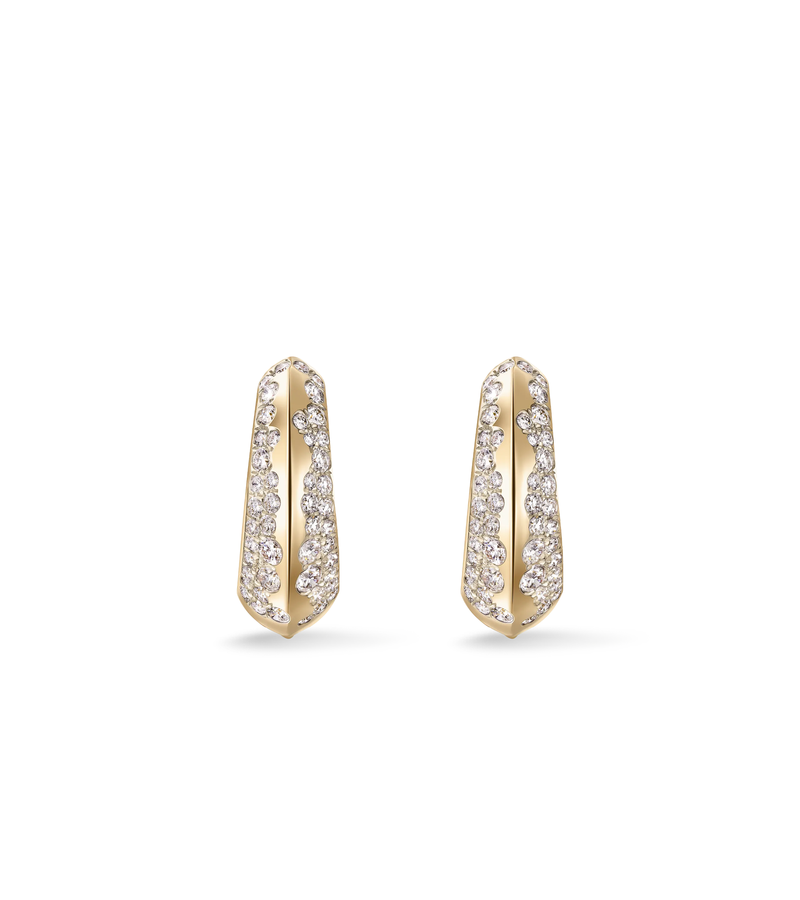 Серьги из желтого золота