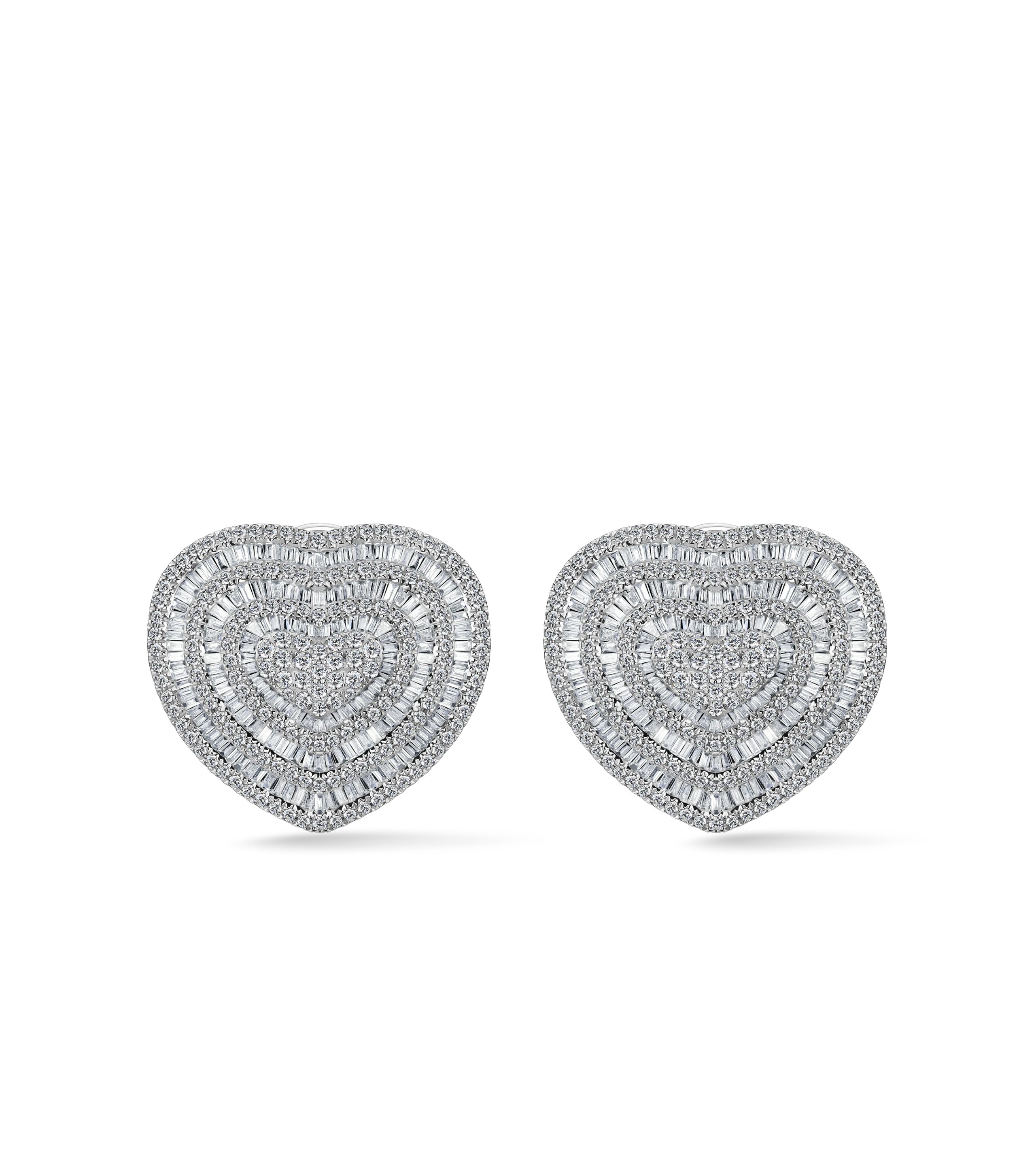 Серьги из белого золота