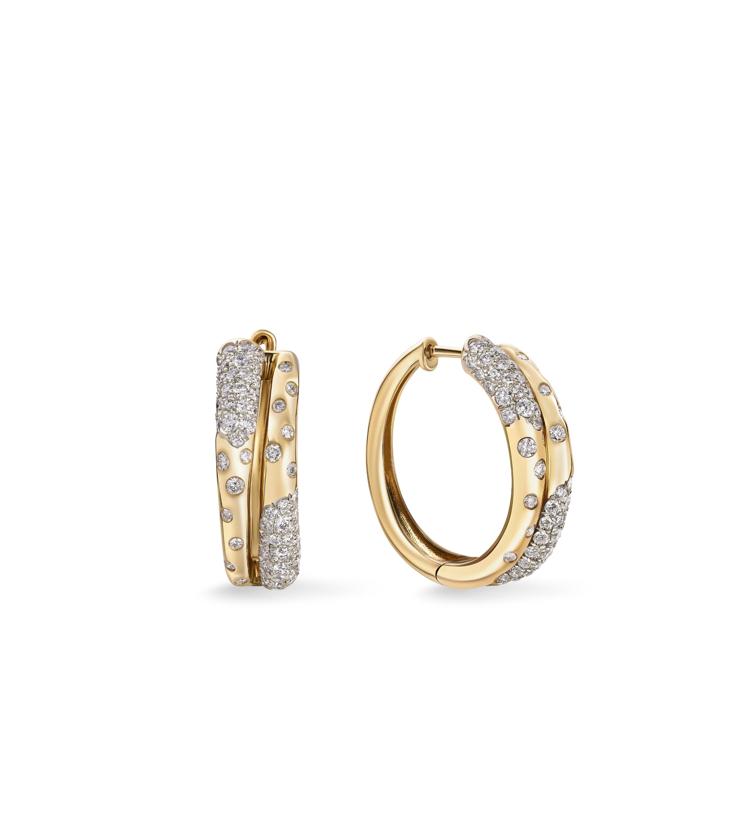 Серьги из желтого золота
