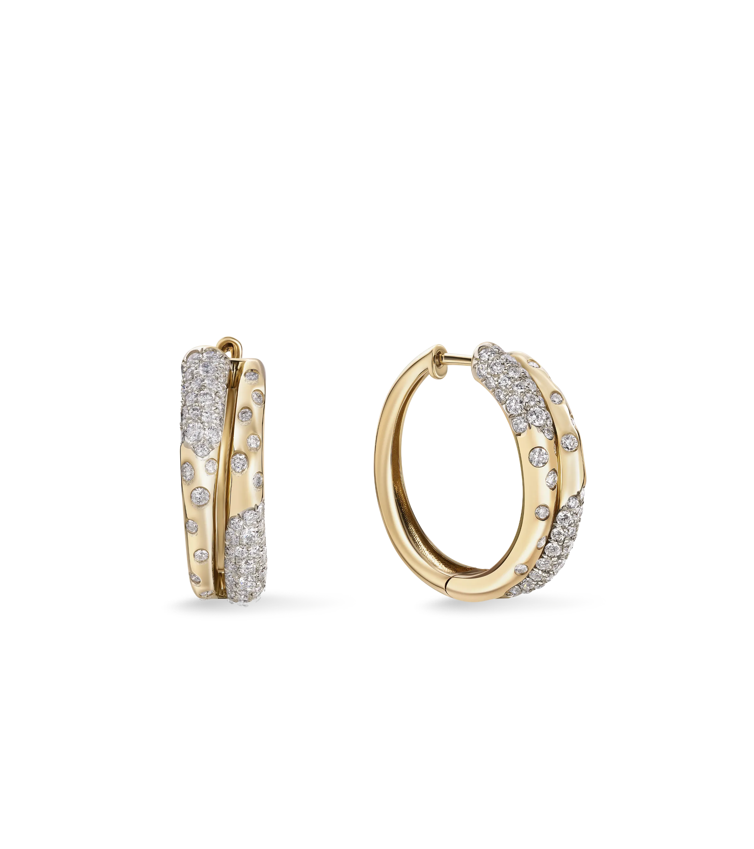 Серьги из желтого золота