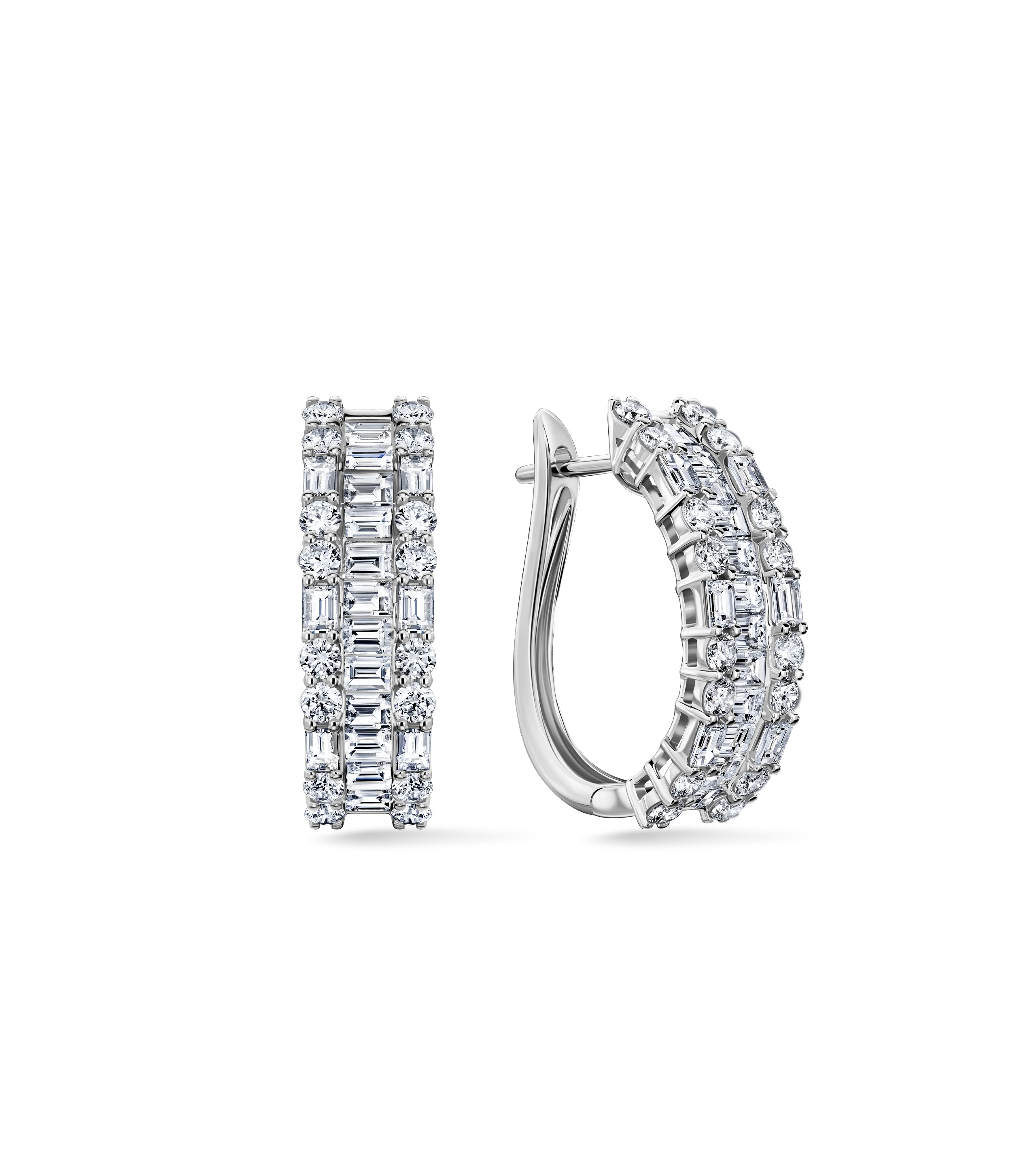 Серьги из белого золота