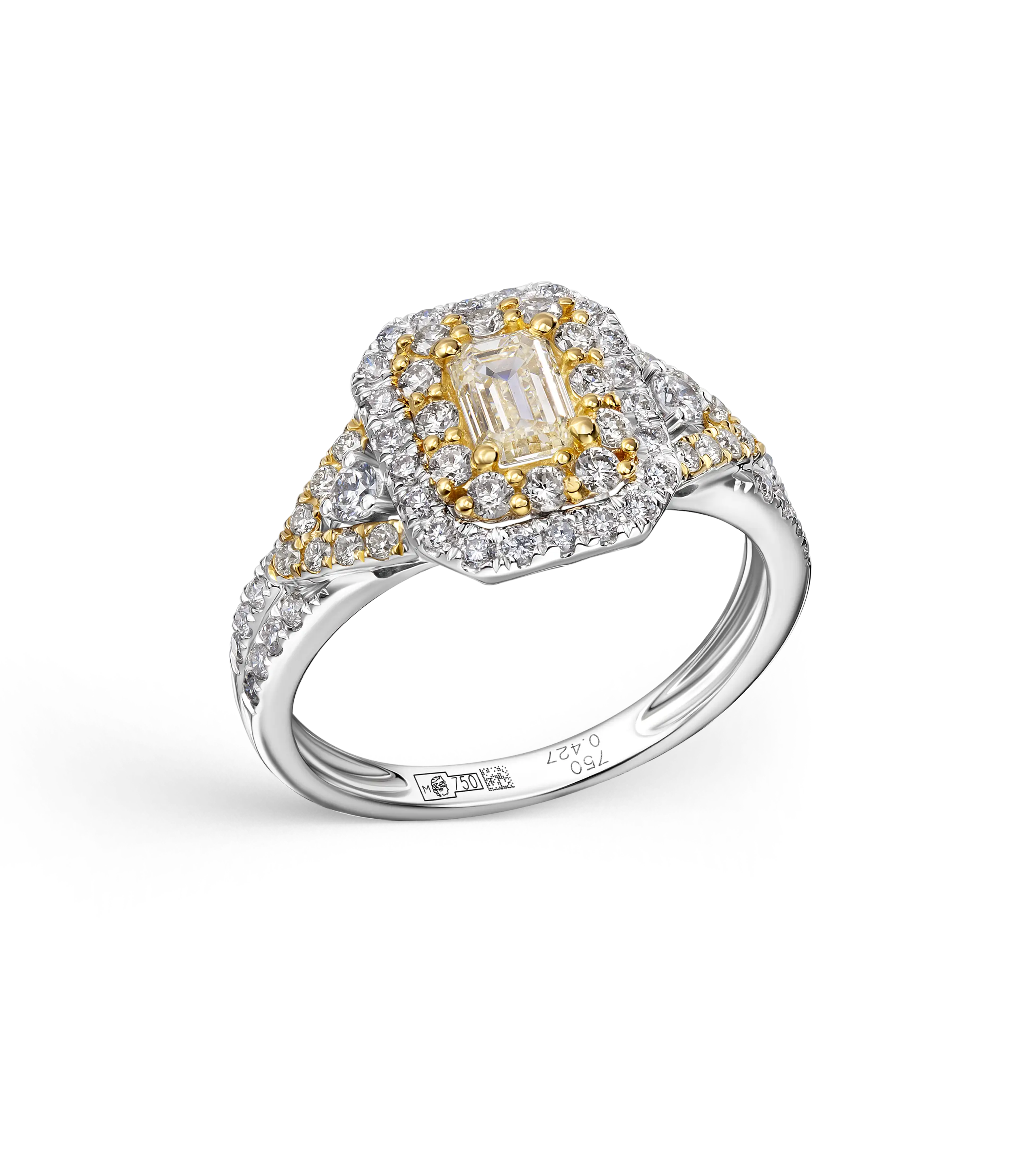 Кольцо из комбинированного золота