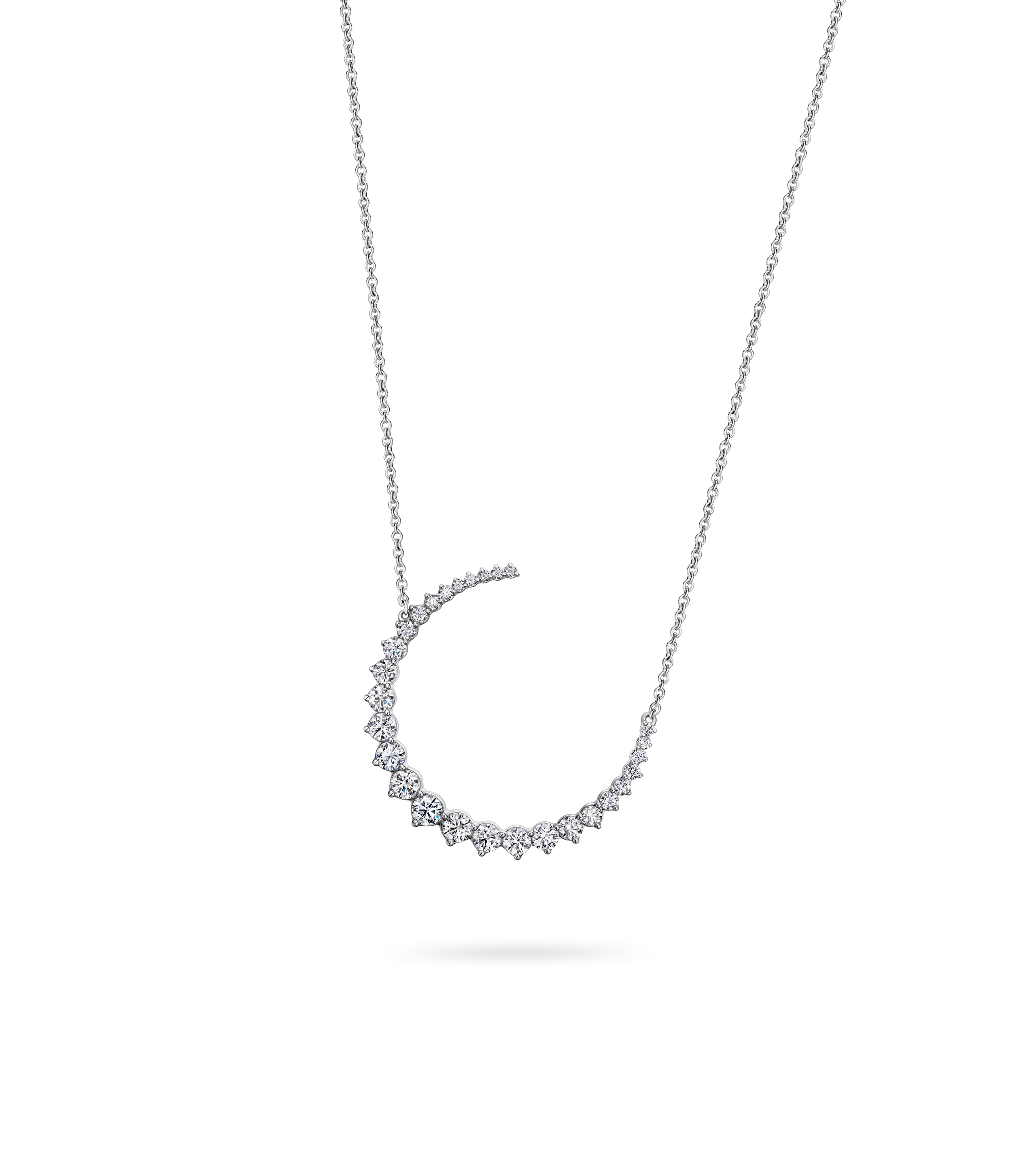 Колье из белого золота