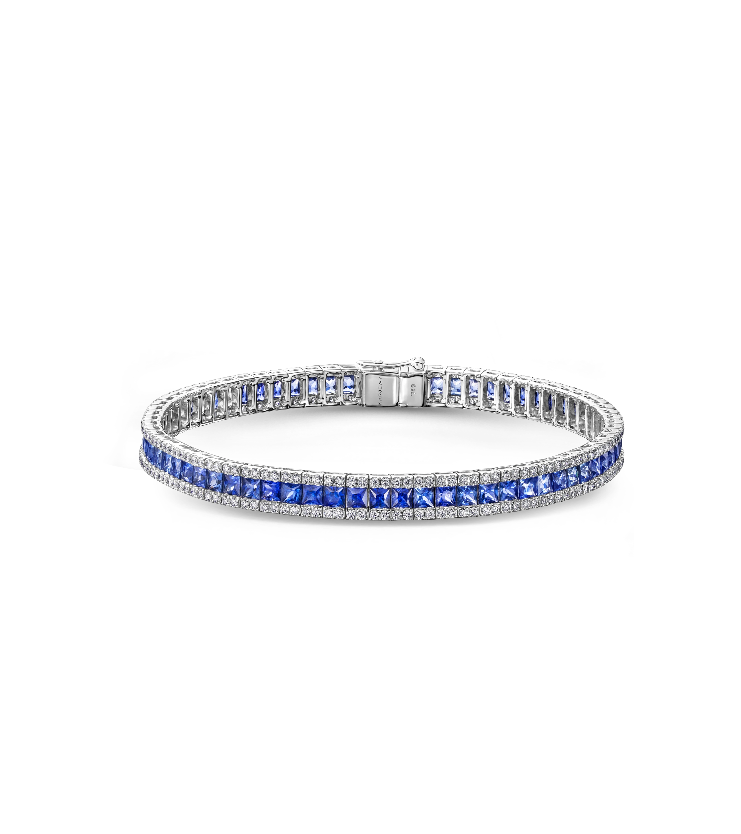 Браслет с сапфирами