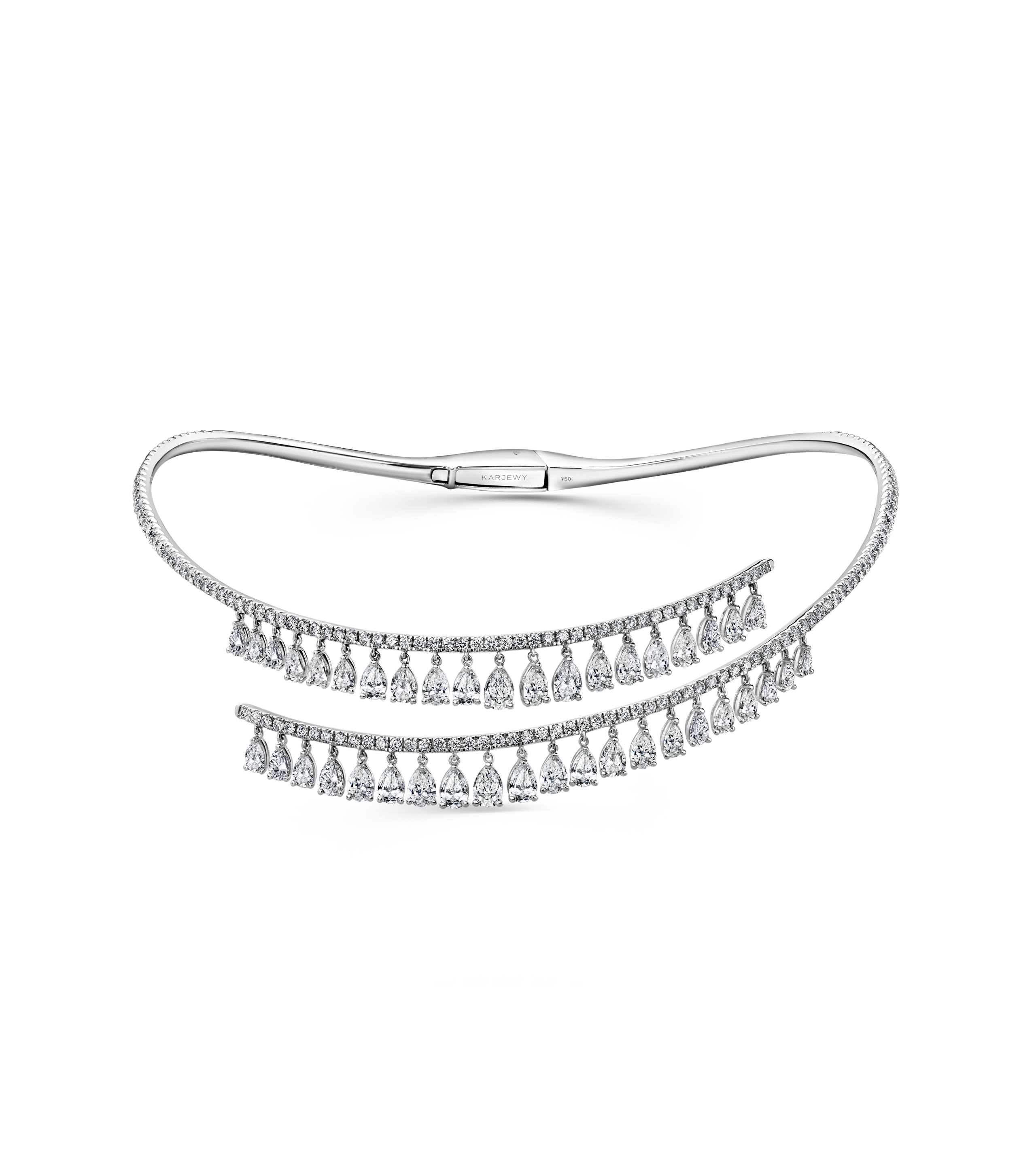 Колье из белого золота