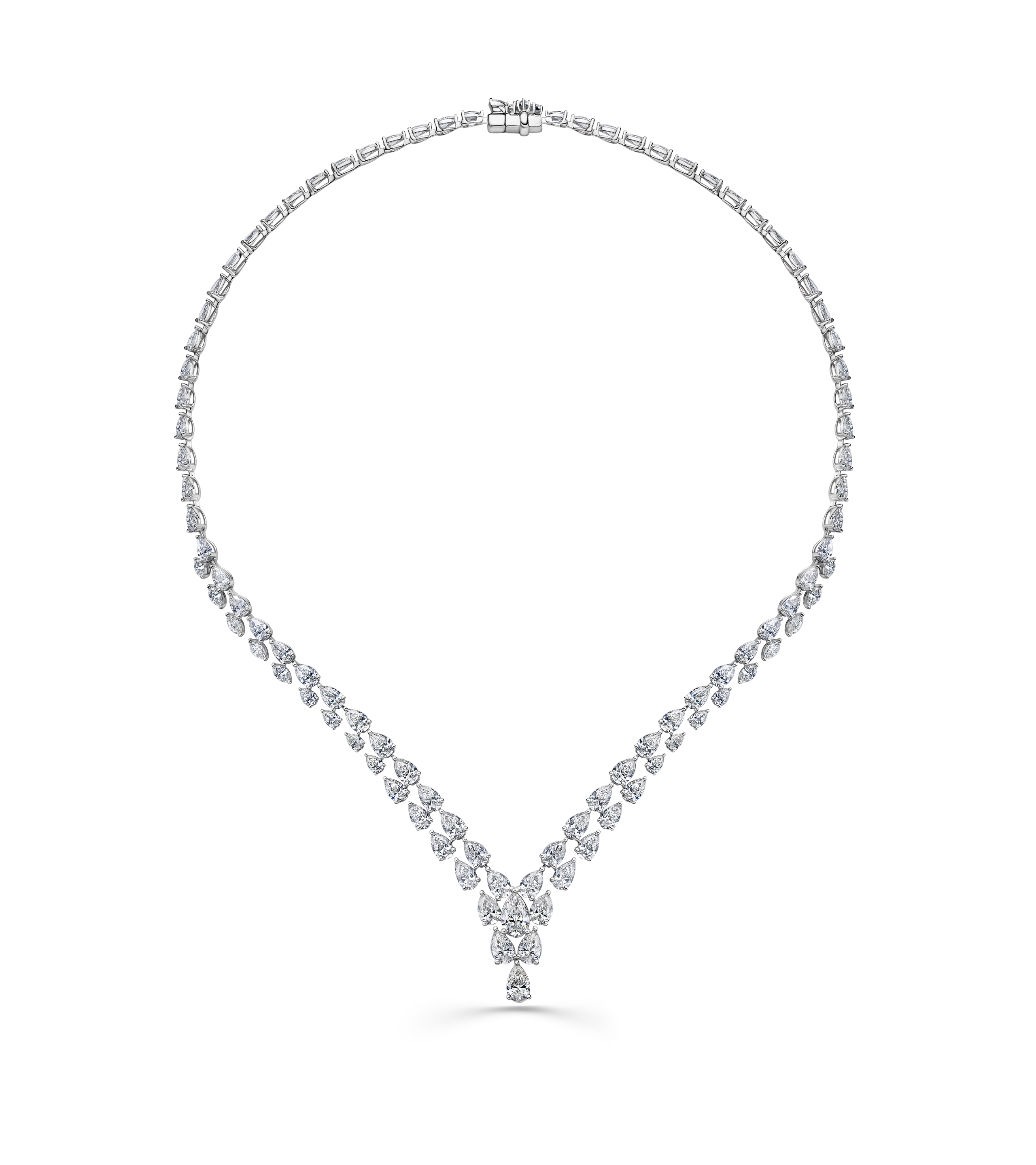 Колье из белого золота